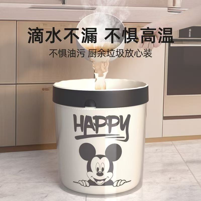 黒ミッキーマウスウサギ破れゴミ袋家庭用ポータブルキッチン学生寮ビニール袋リフティング閉鎖肥厚|undefined