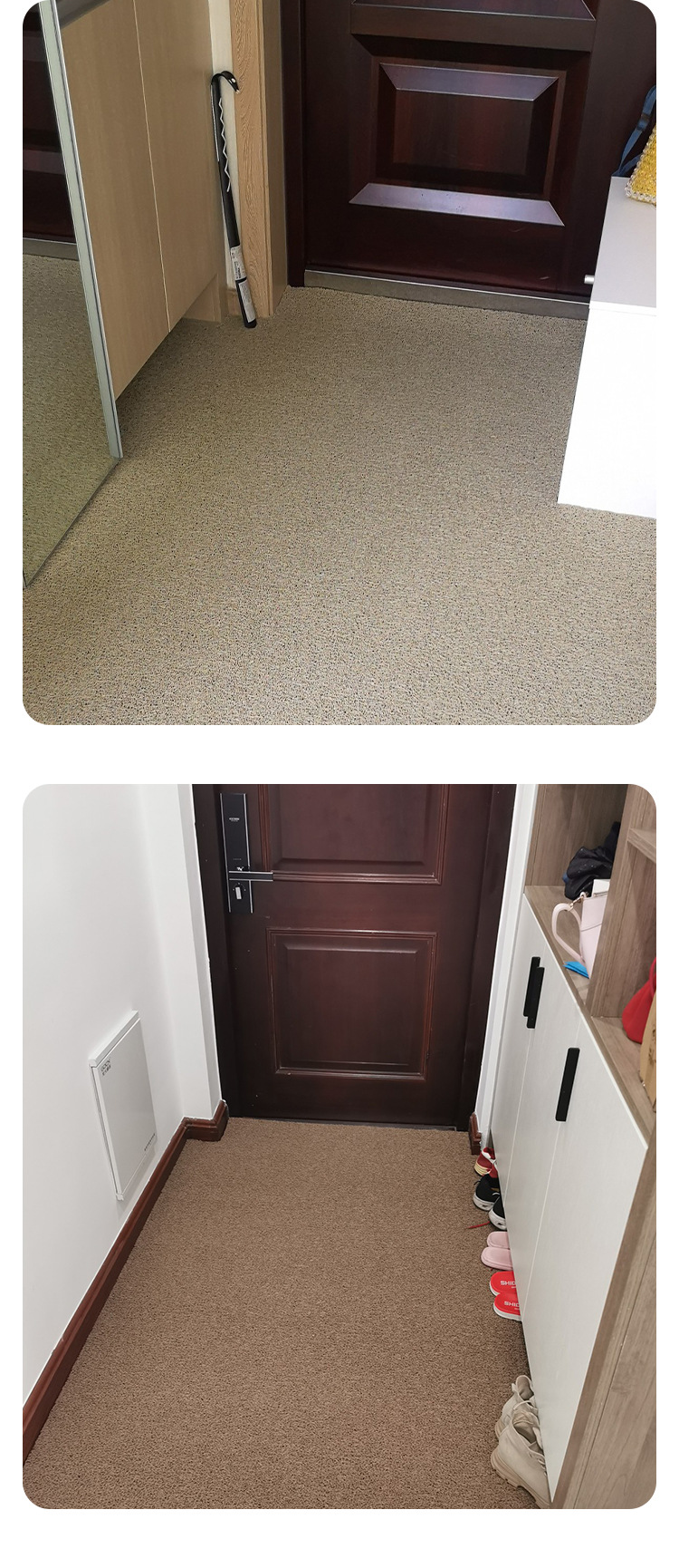Non-Slip Car Mats, Entrance Door Mats, Bathroom Waterproof Mats, Pvc Thickened Silk Loop Commercial Carpets