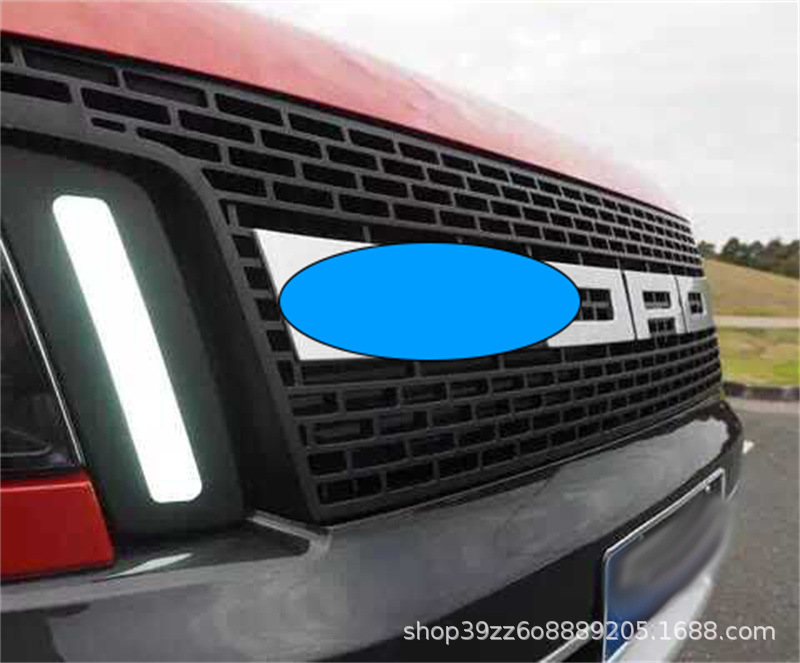 Suitable for 12-14 Ford FORD ranger net modification front face T6 pickup truck with light net grille