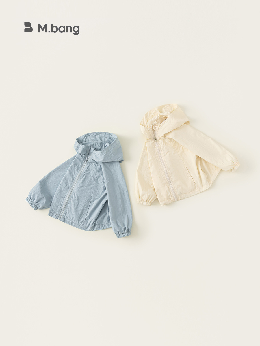 Youbao ropa para niños niñas primavera abrigo fino 2025 nuevos niños gabardina con capucha niña chaqueta de punto de color sólido