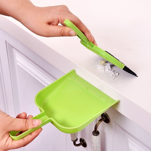 Desktop broom dustpan set mini cleaning dustpan desk brush creative keyboard cleaning car dustpan broom