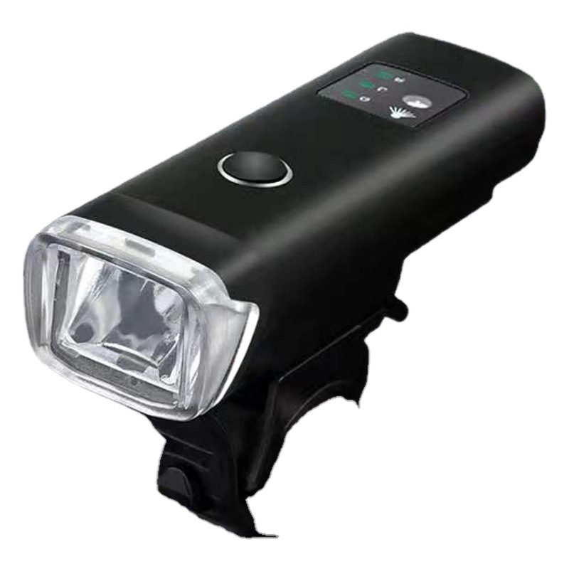 Luz de bicicleta brillante bicicleta de montaña conducción nocturna fuerte luz de carga USB linterna de control de luz accesorios para bicicletas equipo