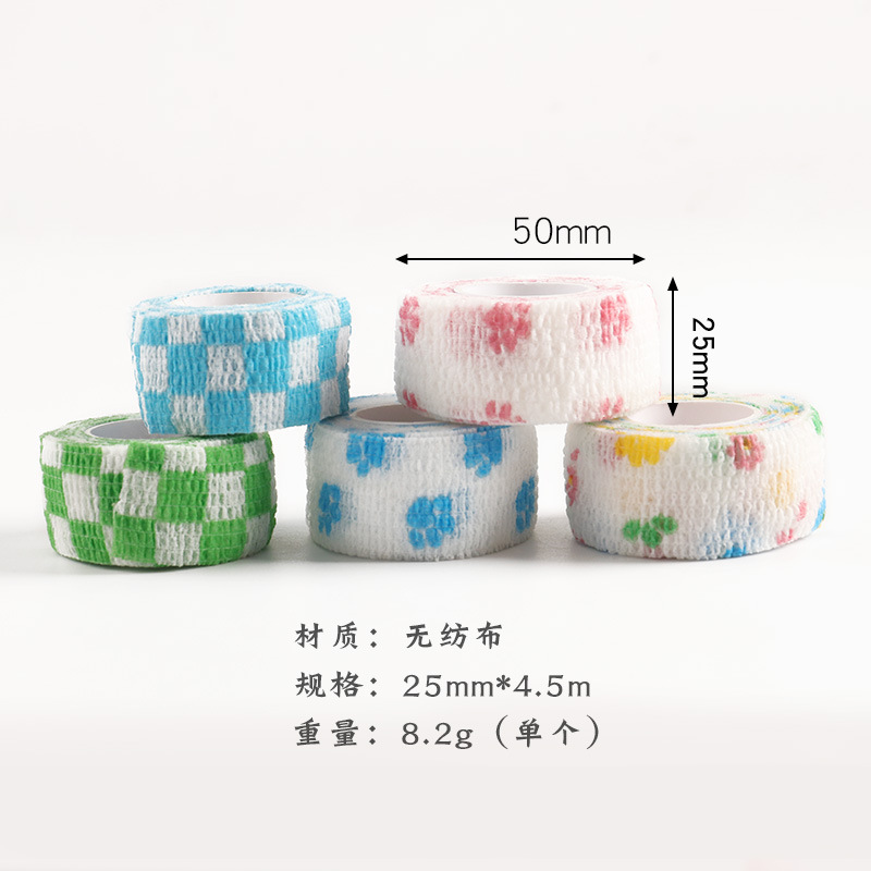 Plaid verde y blanco + Plaid azul y blanco + IMPRESIÓN roja + garra de Gato Azul + flor