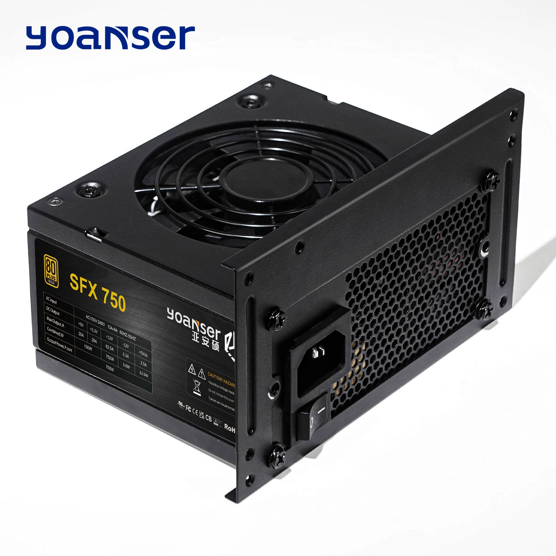 SFX 750W SFX золото награда полный модуль ITX мини настольный кросс-граница для ПК маленький блок питания