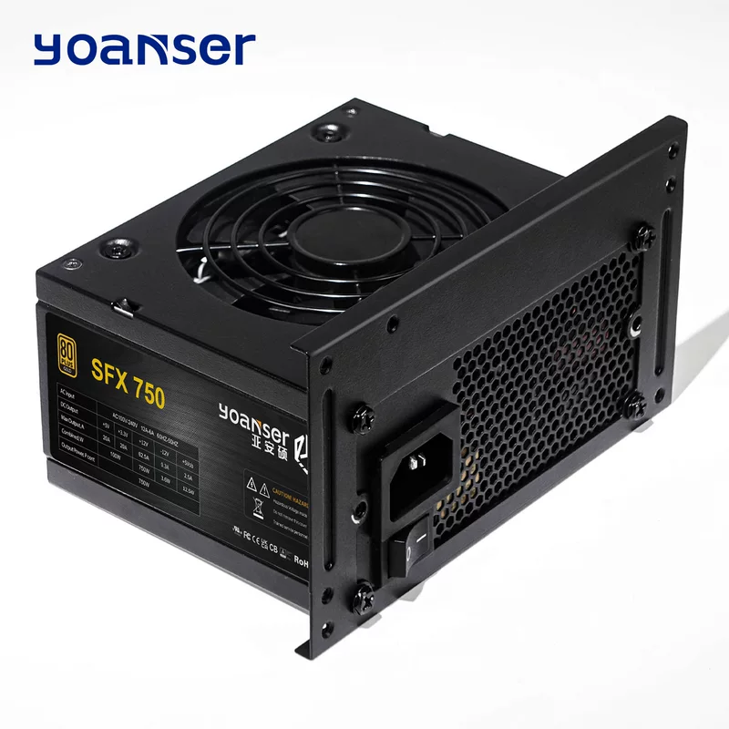 SFX 750W SFX золото награда полный модуль ITX мини настольный кросс-граница для ПК маленький блок питания