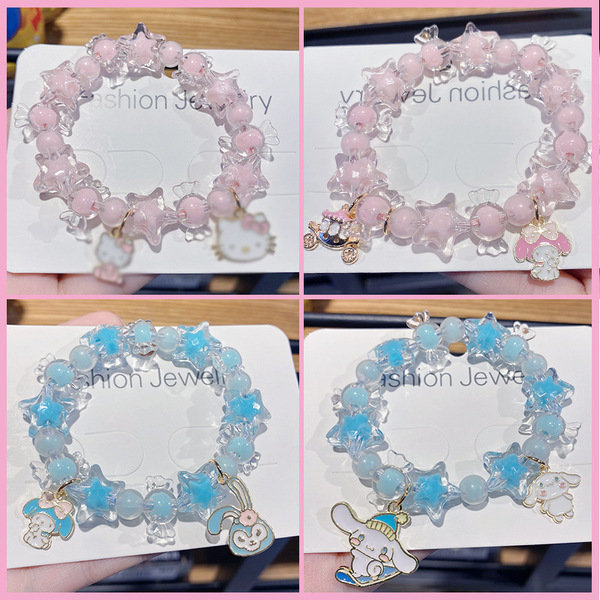 children's cartoon fresh beaded bracelet
