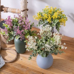 Eucalyptus Pom Pom Flower Manufacturer Home Decor Wedding Hand Held Bouquets Wall Artificial Flowers DY1-3169