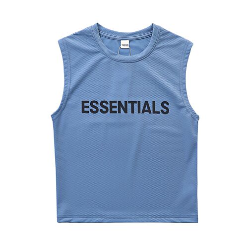 Children's Fashion English Alphabet Backless Top Breathable Versatile