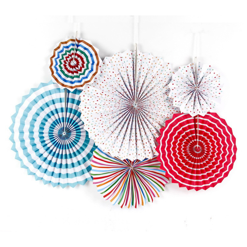 Sencillo abanico de papel flor fondo decorativo pared DIY centro comercial tienda apertura Fondo diseño cumpleaños fiesta decoración suministros