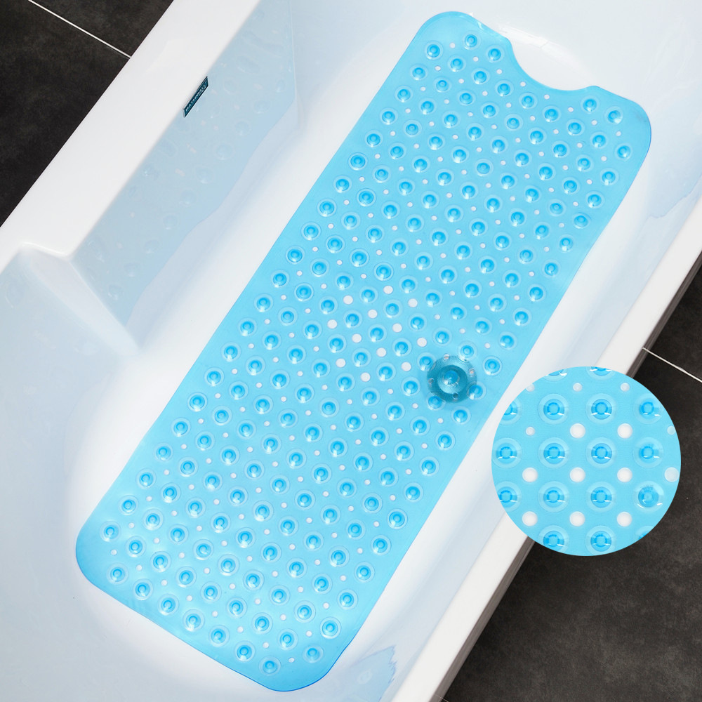 Startseite Badewannenmatte Badezimmer-Bodenmatte 100 × 40 cm verlängerte und verdickte wasserdichte Duschraum-Badezimmermatte_voghion.com