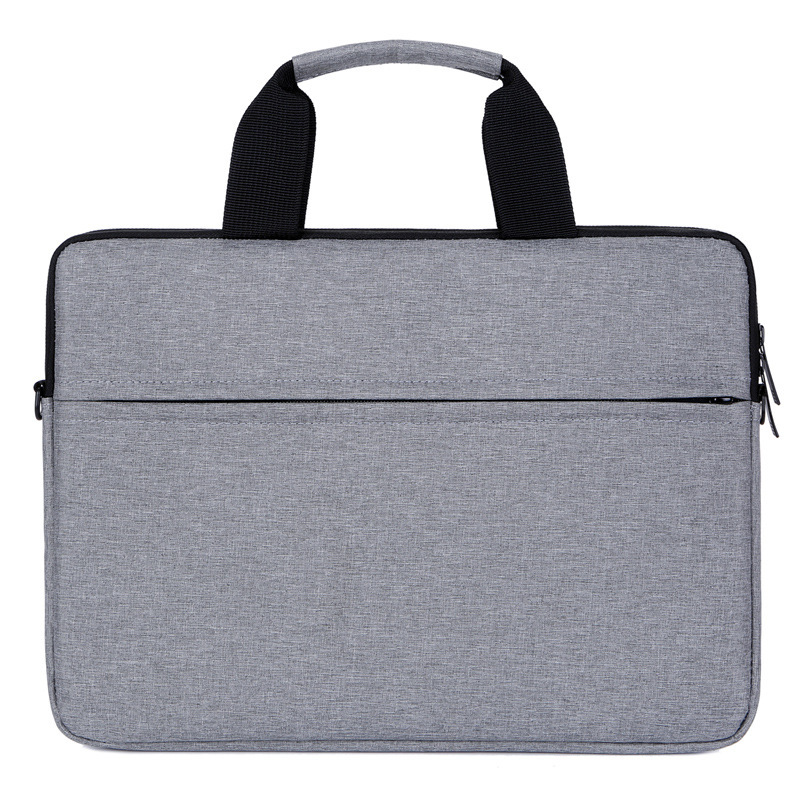携帯用パソコンバッグファッション純色ノートハンドバッグiPadノートショルダーバッグビジネス会議ブリーフケース|undefined