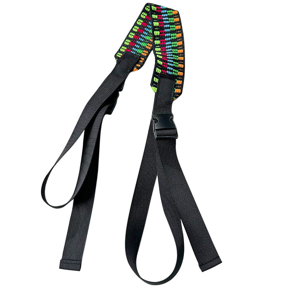 Colorful Black Tihua wide shoulder strap