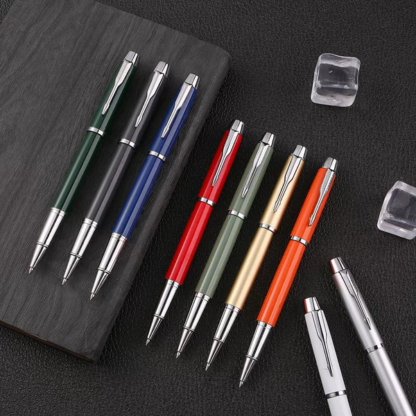 Morandi in stock multi-color business metal neutral sign pen advertising gift enterprise logo design ball pen batch