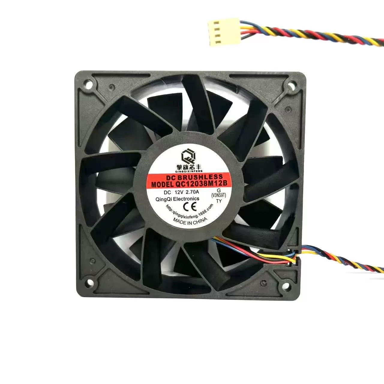 12СМ см 12038 вентилятор DC12V 2.70A корпус вентиляция новый энергопотребление зарядная станция большой объём воздуха