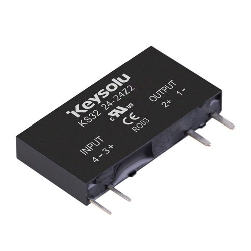 金欣荣keysolu固态继电器 DC控制AC输出负载 KS32 AC SSR DIN导轨