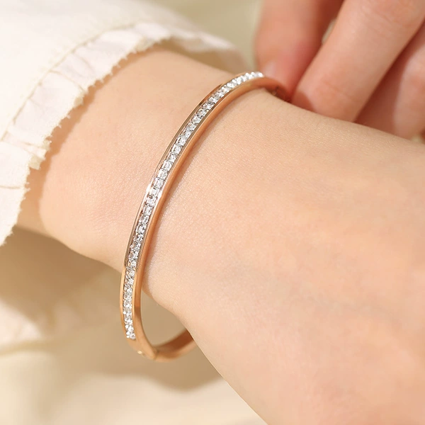 Rose gold baby's breath new style