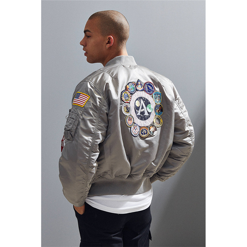 2025 Spring and Autum New Korean Style Nasa Baseball Uniform Bomber Jacket Men's Loose Trendy Brand Ins High-End Jacket