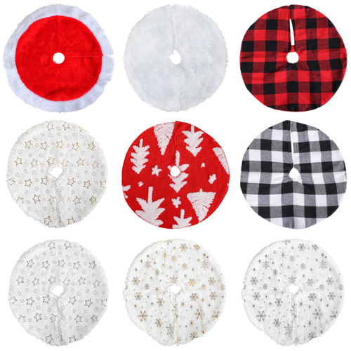 Wholesale New Cross-border Mini Christmas Tree Skirt Decoration, Small Christmas Tree Skirt Decorations, Tabletop Christmas Tree Decorations, Christmas Supplies