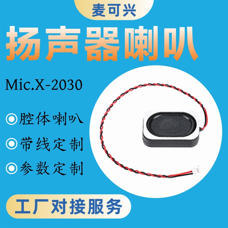 オーダーメイドオーバル音声アナウンスフル周波数高音キャビティホーン2030ドライブレコーダースピーカー溶接可能ワイヤ|undefined