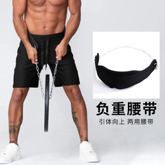 健身负重腰带引体向上单双杠哑铃片腰部力量腰部运动训练器铁链