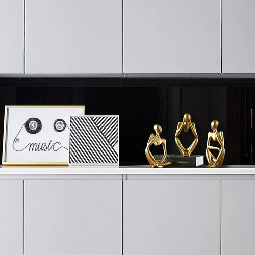 Modern minimalist abstract characters Nordic retro ornaments office home living room wine cabinet decoration sculpture furnishings