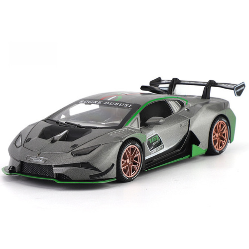 (Solid) 1:32 Lamborghini Alloy Sports Car Metal Accessory Toy Night Market Scenic Area Wholesale