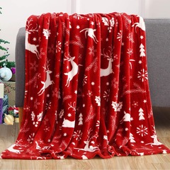 国境を越えたアマゾンのワインレッドトナカイクリスマス毛布祝日プレゼント毛布ソファーフランネル毛布