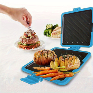 Cross-Border Hot-Selling Silicone Sandwich Baking Pan Sandwich Maker Bread Maker Can Be Placed in a Microwave Oven