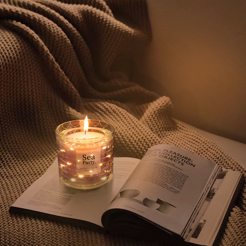 Vela aromática océano de lujo para decoración del hogar_voghion.com