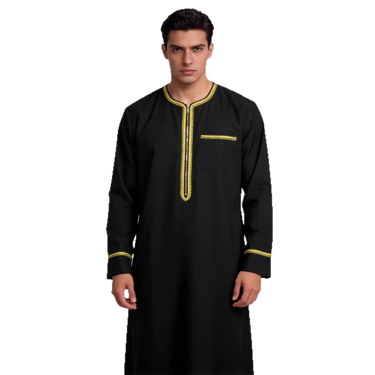 Men's Traditional Robe Is Loose-Fitting, Breathable, and Not Stuffy, Perfect for Outdoor Sun Protection and Everyday Wear