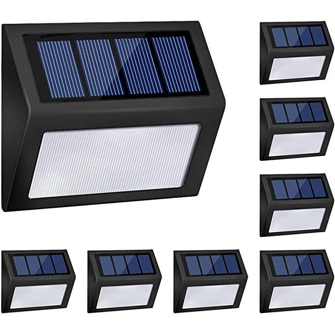 Solar Step Light Deck Fence Light Fence Courtyard Garden Pass Light Stair Lighting Decorative Outdoor Wall Light Solar Step Light Deck Fence Light Fence Courtyard Garden Pass Light Stair Lighting Decorative Outdoor Wall Light