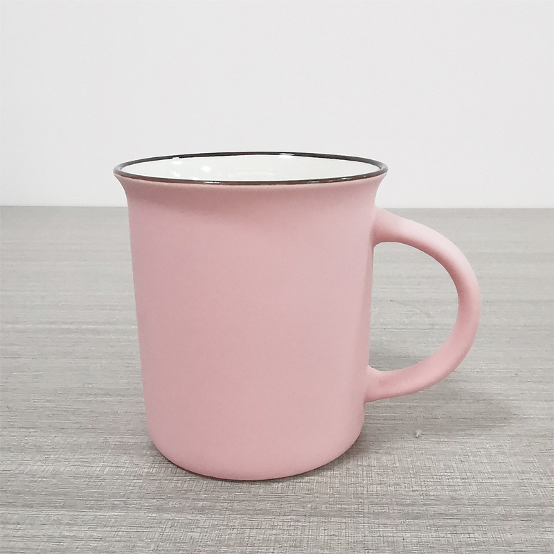 Taza de agua de procesamiento de lotes pequeños tazas de cerámica LOGO taza de agua taza de marca blanca taza de cerámica taza de café