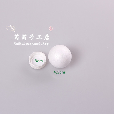 Blanco poli dragón tamaño sólido hueco bola de espuma DIY material boda ventana apoyos bola ESTRELLADO