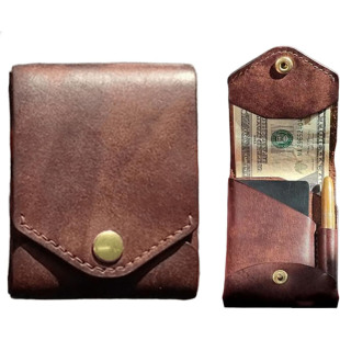 Multifunctional Compact Walle Multifunctional Small Wallet Handmade Leather Wallet Card Holder