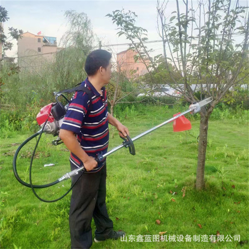 便携式家用割草机物业园林后背式打草机山地丘陵大马力开荒割灌机