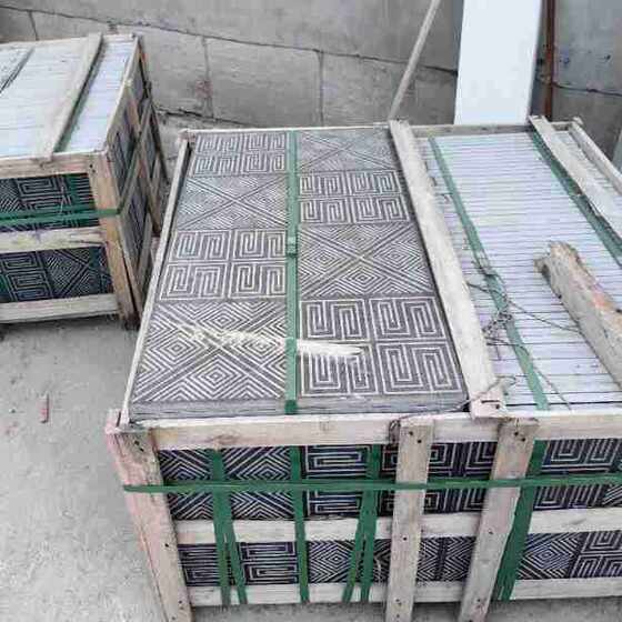 Park paving bluestone 300*600*40 pineapple surface bluestone courtyard cyan paving bluestone