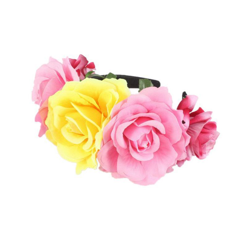 55g Weight Hair Band, Costume Props Event & Party Supplies Hair Band Hair Accessories Type 1 Piece Quantity Party Occasion Flower Pattern Women'S Gender Handmade Design Fashion Style Fashion Flower Cloth Party Hair Band Costume Props 1 Piece 7