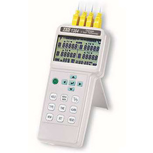 數字式溫度表 TES-1384台灣泰仕記憶式記錄器 四通道溫度計