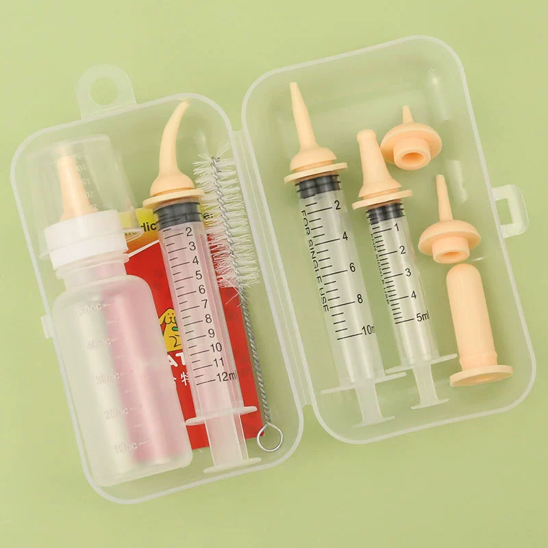 Pet Feeding Bottle Set Hartley, 50/120 ml, 3‑ or 6‑piece with Nipples & Cleaning Brush