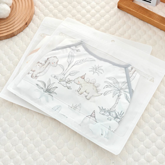 Baby Bib Baby Dinner Overalls Children's Four Seasons Waterproof Food Bag Oil-proof Bib Reverse Dressing