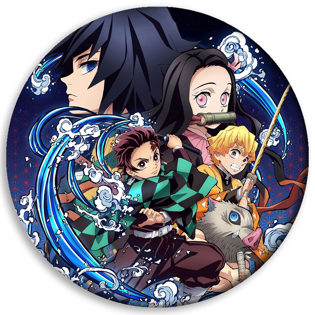 Ghost Blade insignia anime periférico carbón Zhilang usted frijoles mi esposa Shan Yi insignia barra redonda colgante