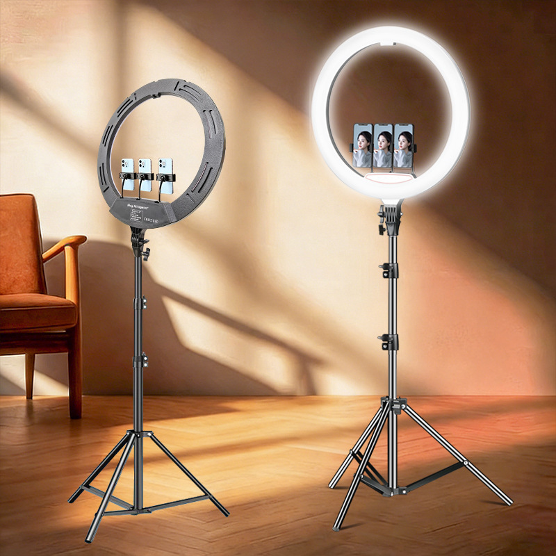 21inch Live Streaming Photography Fill Light Portable High-Definition Beauty Skin-Enhancing Universal Multi-Position Ring Fill Light 21inch Live Streaming Photography Fill Light Portable High-Definition Beauty Skin-Enhancing Universal Multi-Position Ring Fill Light