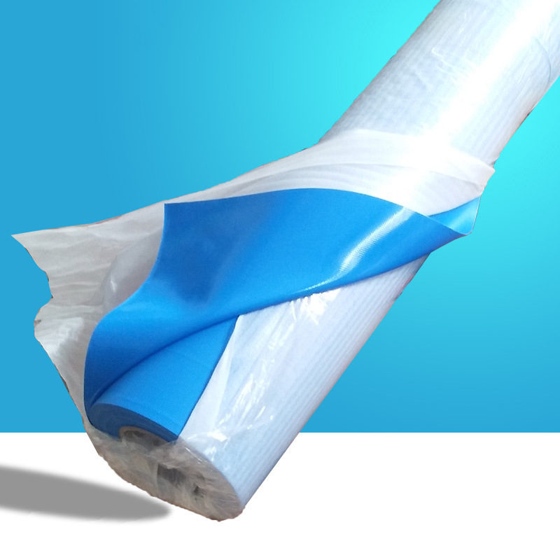 蓝色纳米布阻燃防火帆布中央空调软连接用灰色气闻小纳米防火帆布|ru