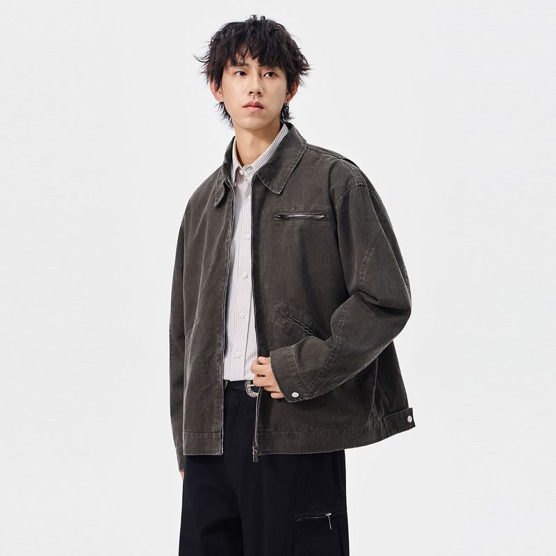 2025春秋冬季新款高端工装外套牛仔衣夹克男潮Men Jeans Jackets|undefined