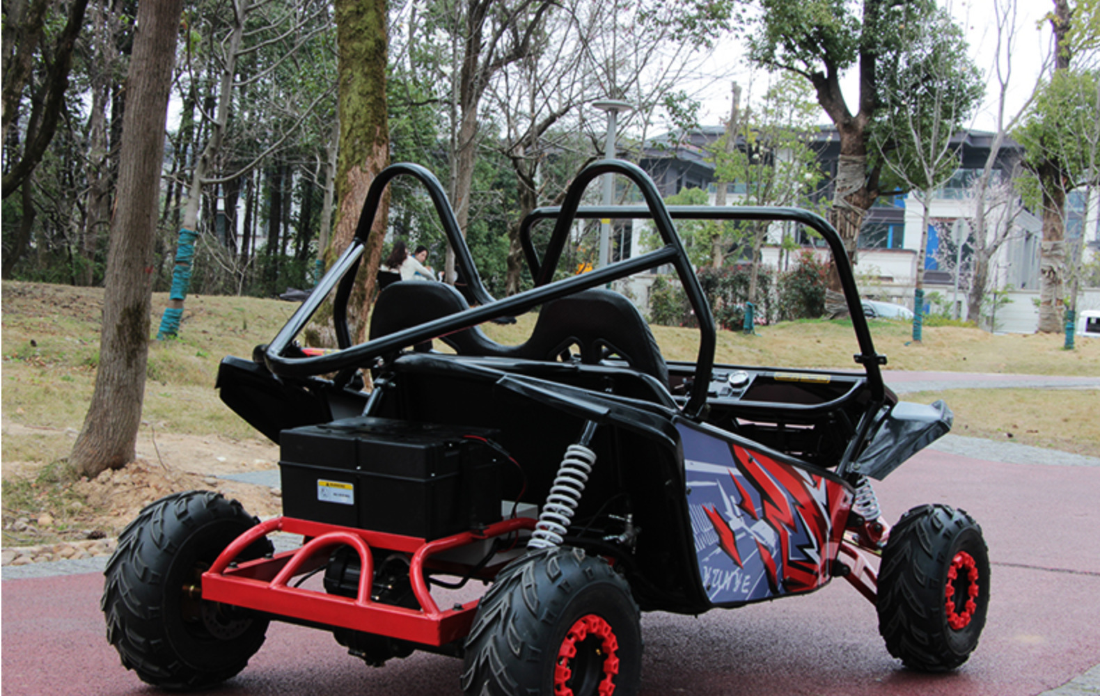 Parent-Child Two-Seater Go-Kart, Atv, Four-Wheel Off-Road Motorcycle, All-Terrain Vehicle, Electric Two-Seater Venue Rental