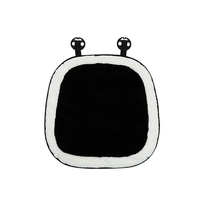 Car Cushion, Waist support - rabbit-fur-white-edge-cushion-front-row