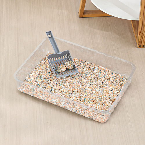 Disposable cat litter box portable cat litter box no-wash waterproof leak-proof open large car cat toilet wholesale