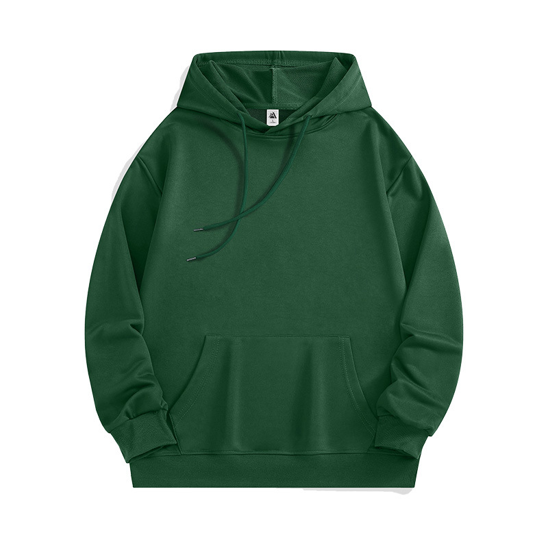 Primavera y otoño delgada de hombro en blanco de manga larga ropa de trabajo camiseta publicitaria con sombrero suéter logotipo impreso personalizado bordado