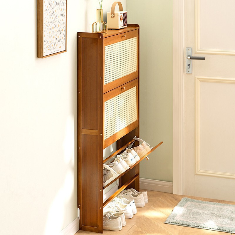 Shoe Cabinet for Home Entrance, Flip Shoe Rack, Large Capacity, Entrance Door, Entrance Hall, Space-Saving Storage, Simple