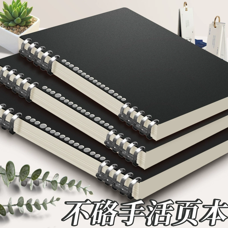 Removable Notebook Thickened 60-Sheet, Student Tear-Off Pages A5/B5/A4, Multi-color Covers